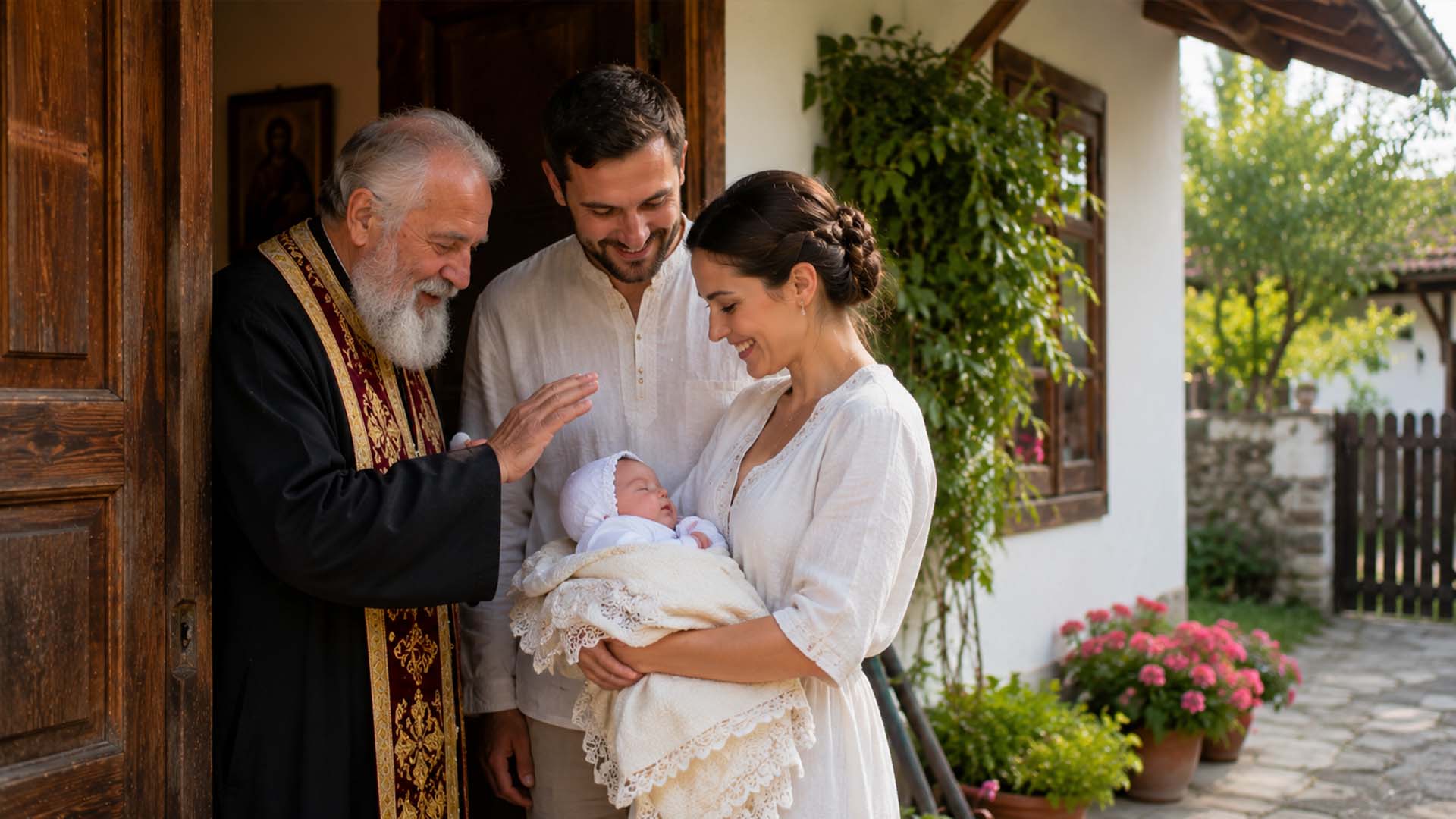 Prvi izlazak bebe iz kuće uz blagoslov – srpski običaj za zdravlje i sreću